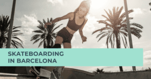 Skateboarding in Barcelona