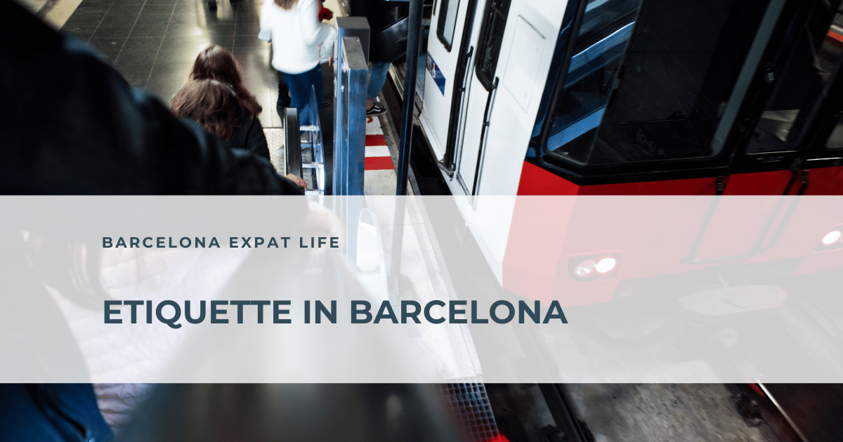 Etiquette in Barcelona